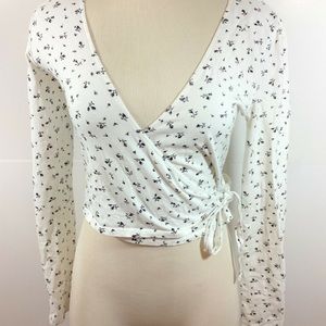 Brandy Melville wrap around top